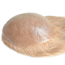Normal Injected (flat injected) Skin Custom Made Women′s Toupee