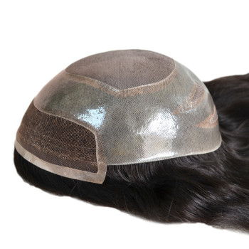 Women Topper Clear PU with Lace and Mono Lace Front