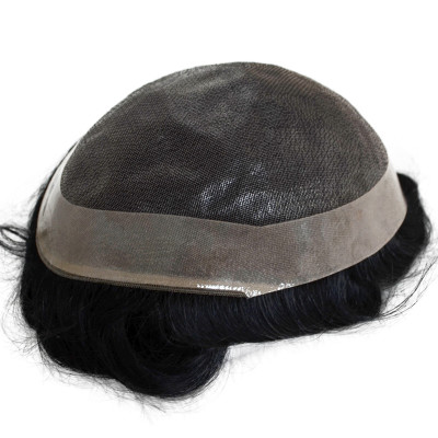 Fino mono lace with PU Durable high quality customize toupee