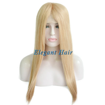 Chinese virgin hair fine mono lace wig