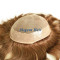 Indian remy hair full mono lace men toupee