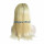 100% Remy Human Hair Straight Ombre Blonde Natural Front Full Lace Wig for Lady