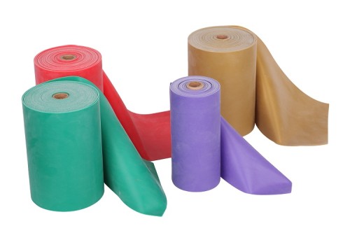 Exercise Band Roll Rolls of Resistance Bands for Stretching, Fitness or Physical Therapy