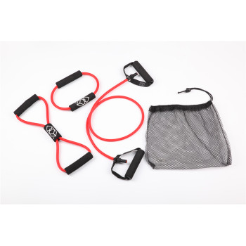 4-Piece Resistance Band Set-Single Resistance Band,Figure 8 Loop,Circle O-Ring and Carry Bag