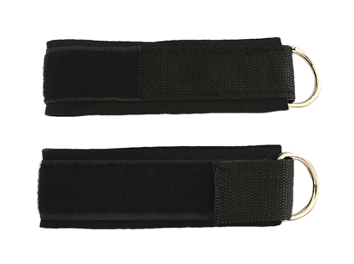 Ankle Straps for Cable Machines - Stainless Steel Ring, Adjustable Neoprene, Glute & Leg Workouts