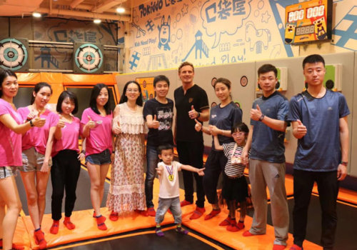 Former Scottish Football Star Gary Teale Visits The Pokiddo Playground