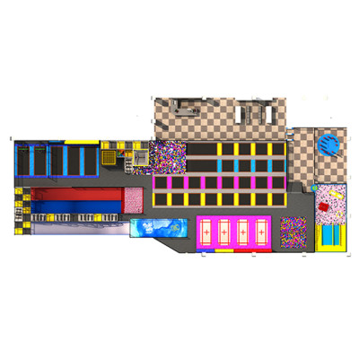 Trampoline Park Builder Pokiddo Franchise Store in Daqing