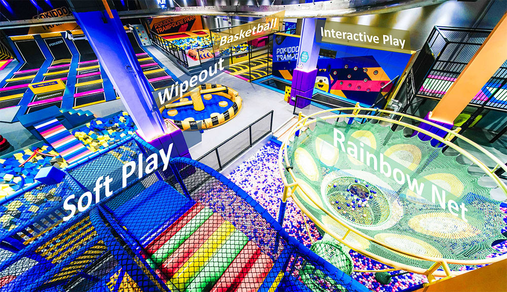 Franchise Trampoline Park soft play zone