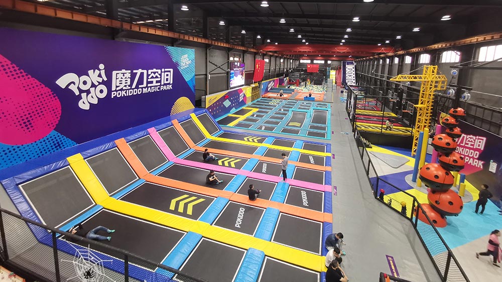 Trampoline park clearance cost