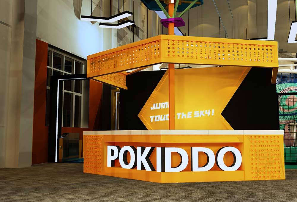 POkiddo trampoline park reception