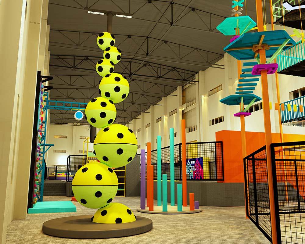 Pokiddo astroball climbing and sky stepper