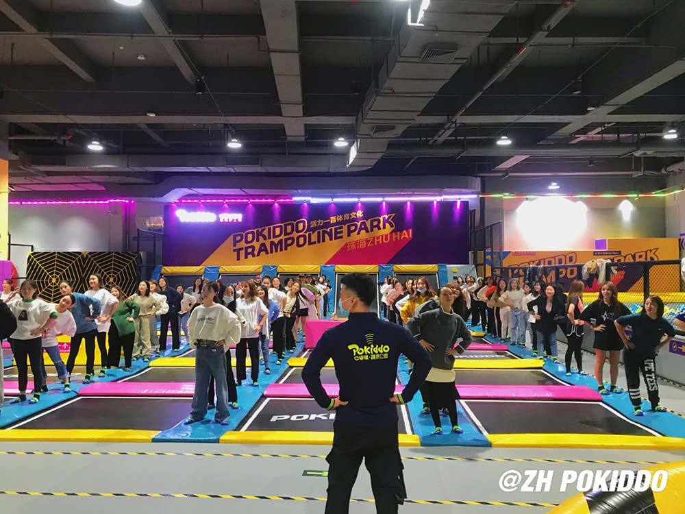 Pokiddo Trampoline Park Warming UP