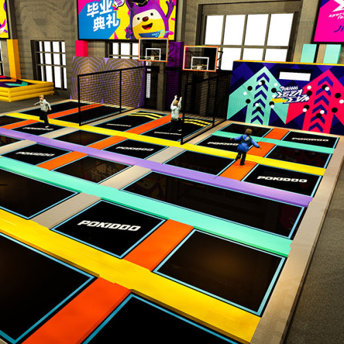 2000sqm Pokiddo Indoor Trampoline Park Games