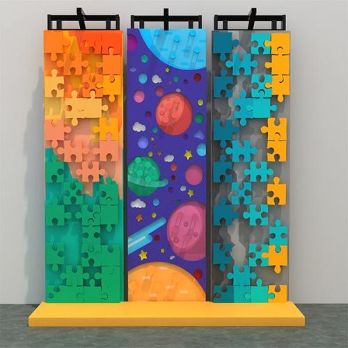 Indoor Adventure Amusement Park Art Climbing Wall