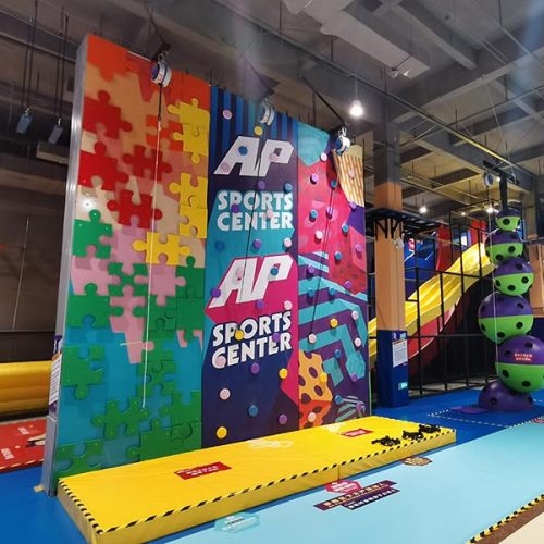 Indoor Adventure Amusement Park Art Climbing Wall