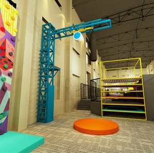 Indoor Jump Tower - Trampoline and Adventure Park Attraction
