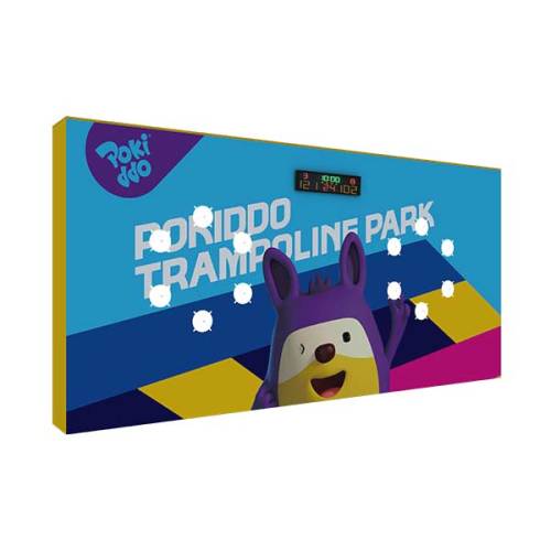 Interactive Tap Fun Wall - Pokiddo Trampoline Park Game