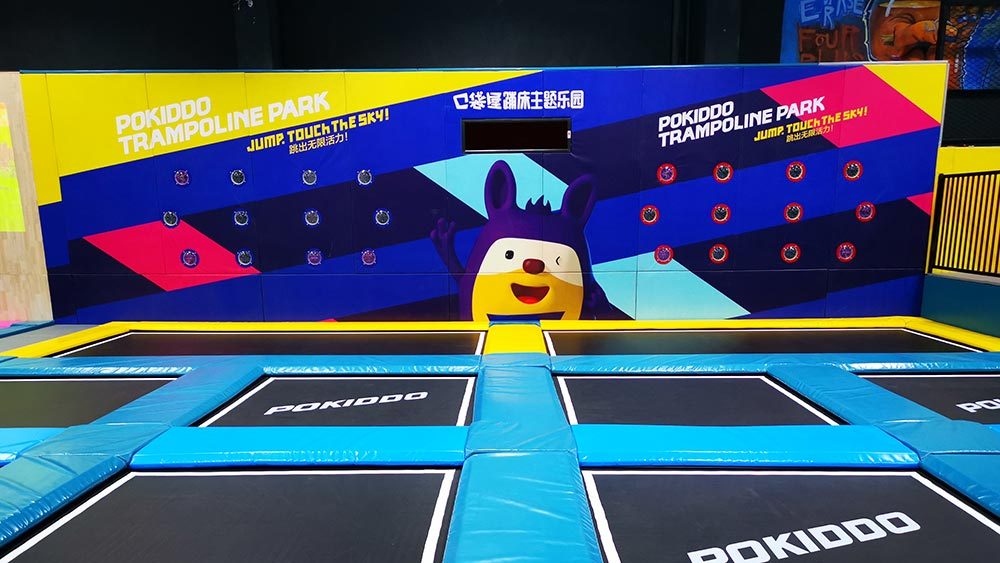 Interactive Tap Fun in Pokiddo Trampoline Park Hangzhou