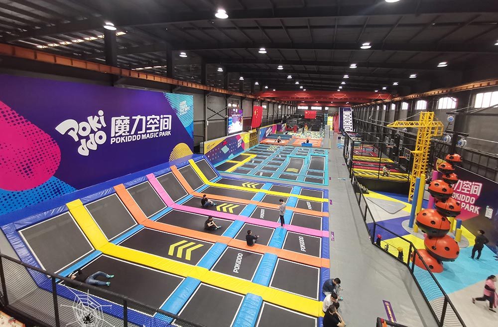 trampoline park history modern trampoline park