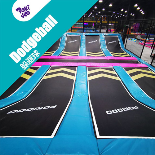 Dodgeball Zone/Court - Indoor Trampoline Park Attraction