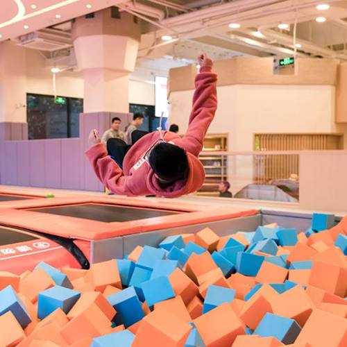 Foam Pit Zone - Popular Indoor Trampoline Park Attraction