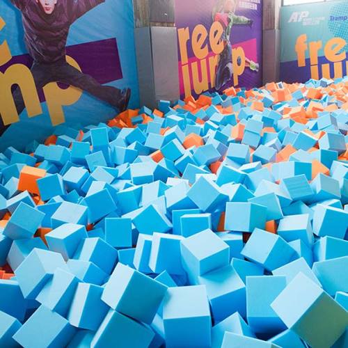 Foam Pit Zone - Popular Indoor Trampoline Park Attraction