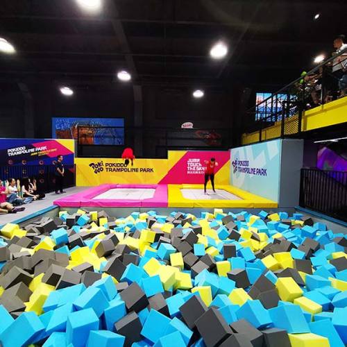 Foam Pit Zone - Popular Indoor Trampoline Park Attraction