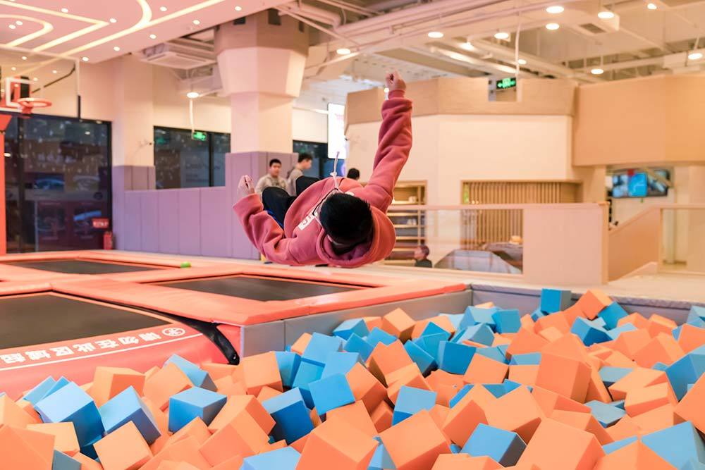 Trampoline Park Foam Pit Safety Rule