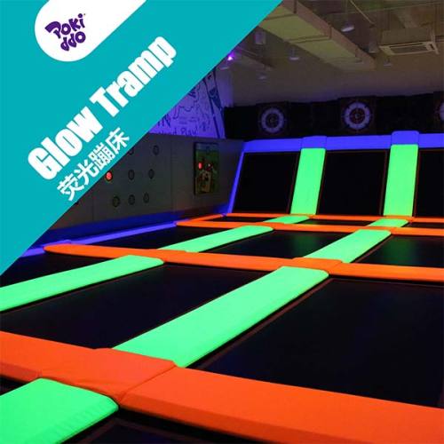 Fluorescent Glow Trampoline - Make Trampoline Park Glow