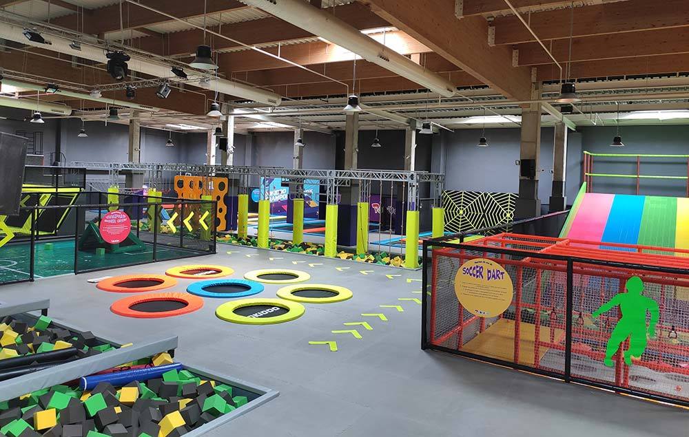 Pokiddo Trampoline Park in Madrid, Spain