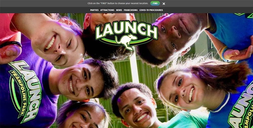 LAUNCH TRAMPOLINE PARK PAGE