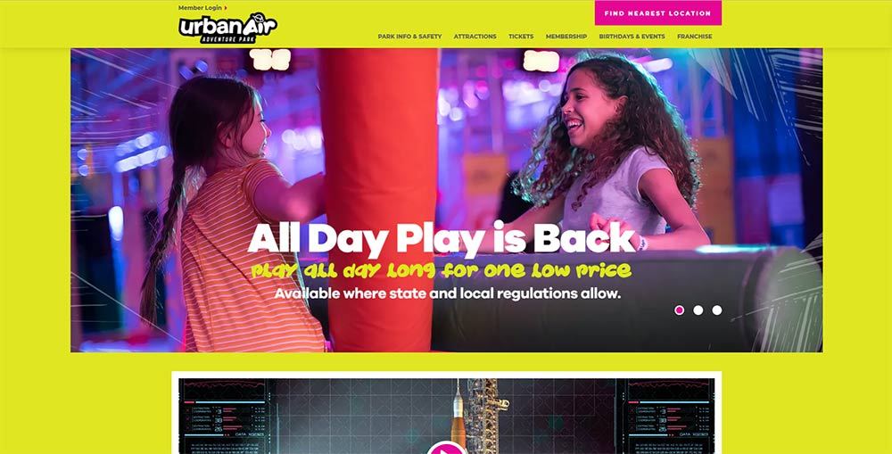 URBAN AIR TRAMPOLINE PARK PAGE