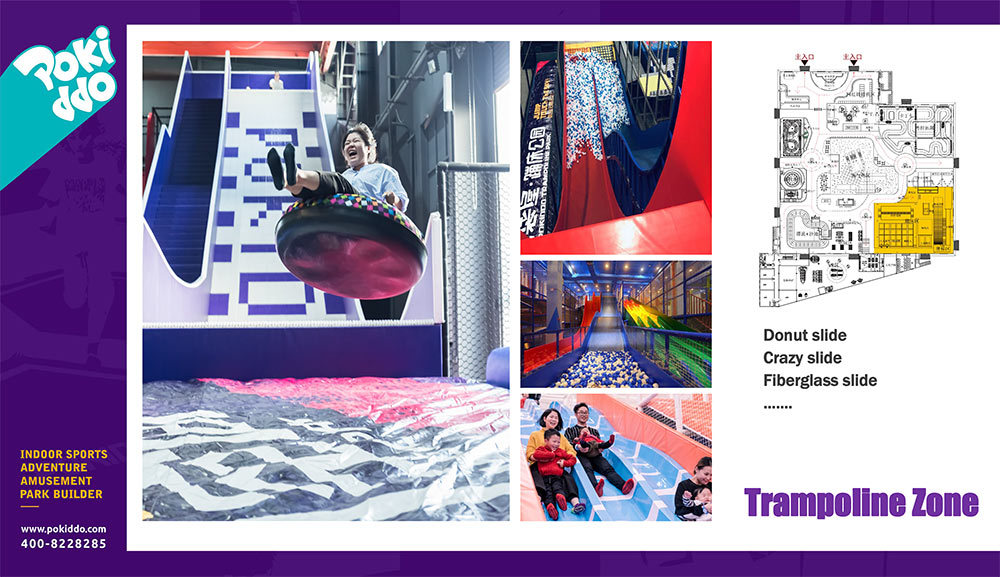 6000m2 Pokiddo Initial FEC Design Trampoline Zone(2)