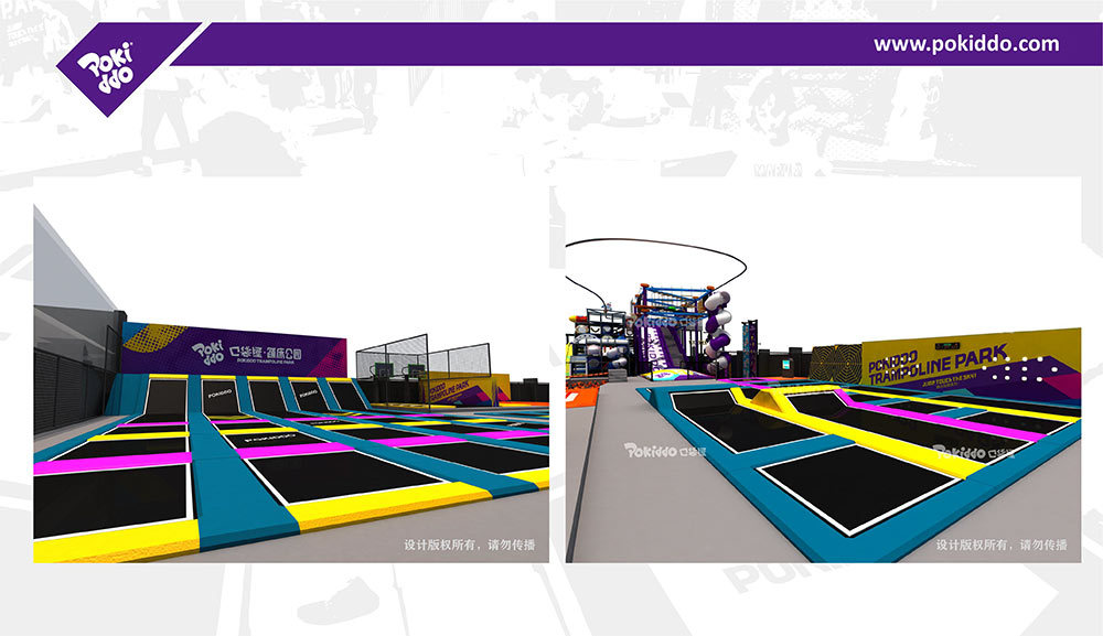 2000m2 Indoor Trampoline and Adventure Park Design(5)