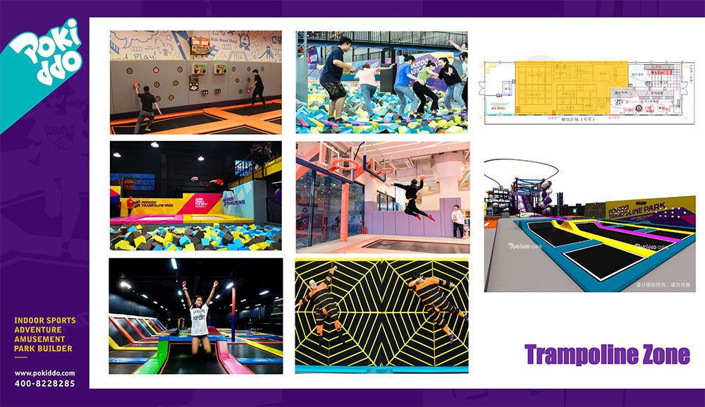 2000m2 Indoor Trampoline and Adventure Park Design(7)