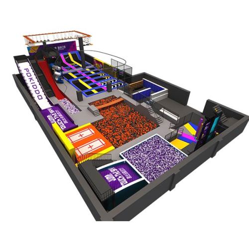 Jiangsu Pokiddo Indoor Trampoline Park Design