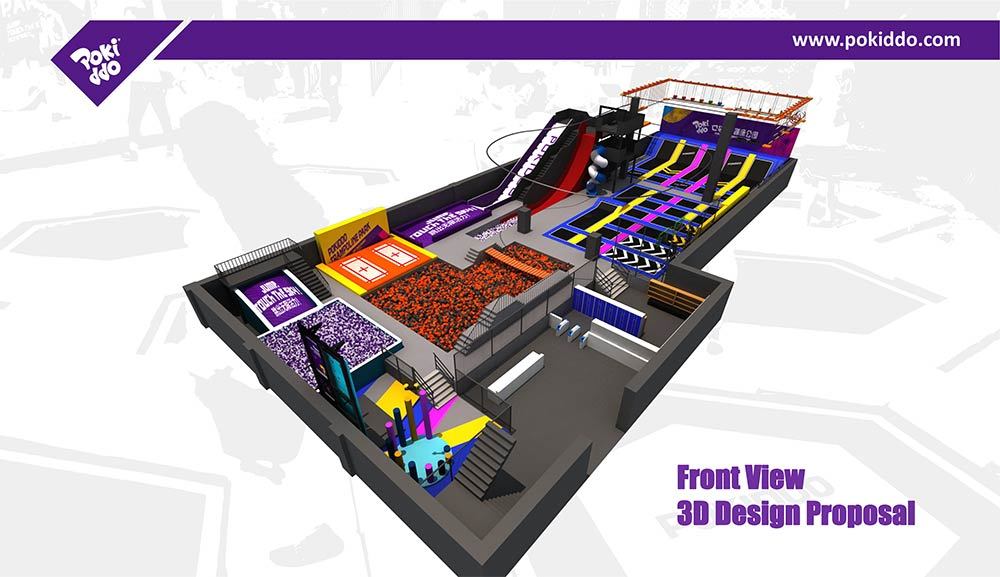 Jiangsu Pokiddo Trampoline Park Design (4)