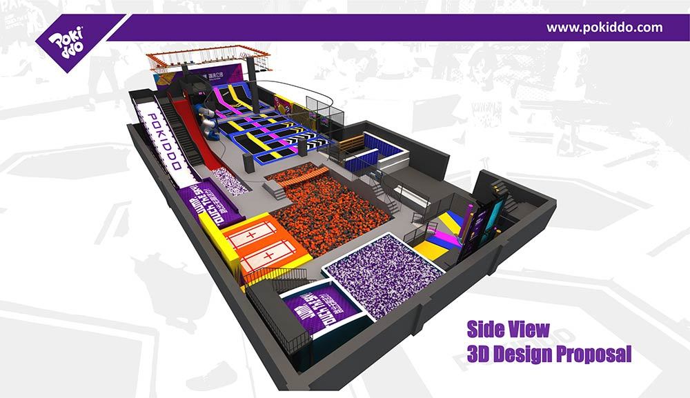 Jiangsu Pokiddo Trampoline Park Design (5)