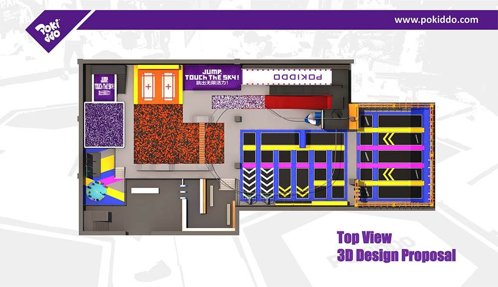 Jiangsu Pokiddo Trampoline Park Design (6)