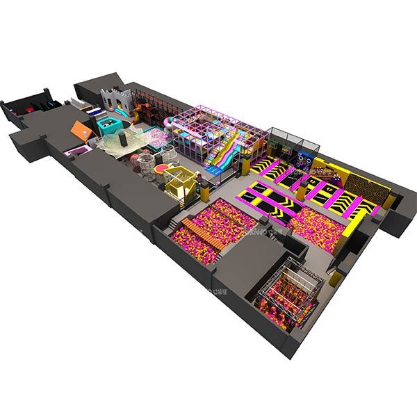 Indoor Playground and Trampoline Park Equipment