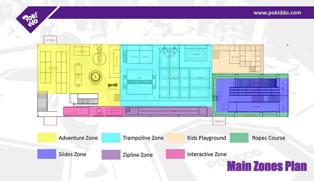 Shangrao Pokiddo Trampoline Park Equipment Design(2)