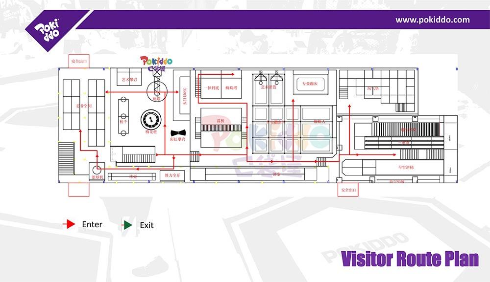 Shangrao Pokiddo Trampoline Park Equipment Design(3)