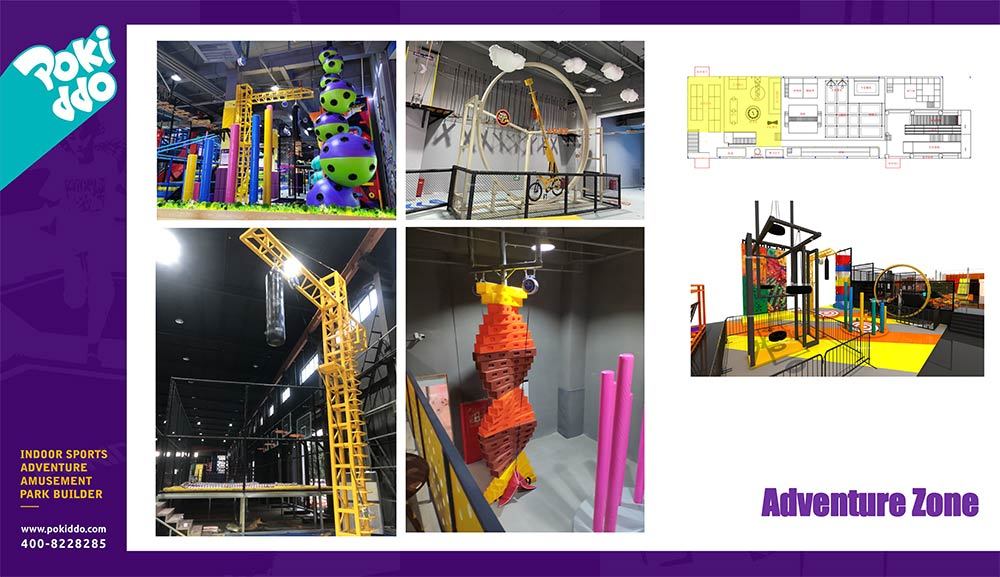 Shangrao Pokiddo Trampoline Park Equipment Design(9)