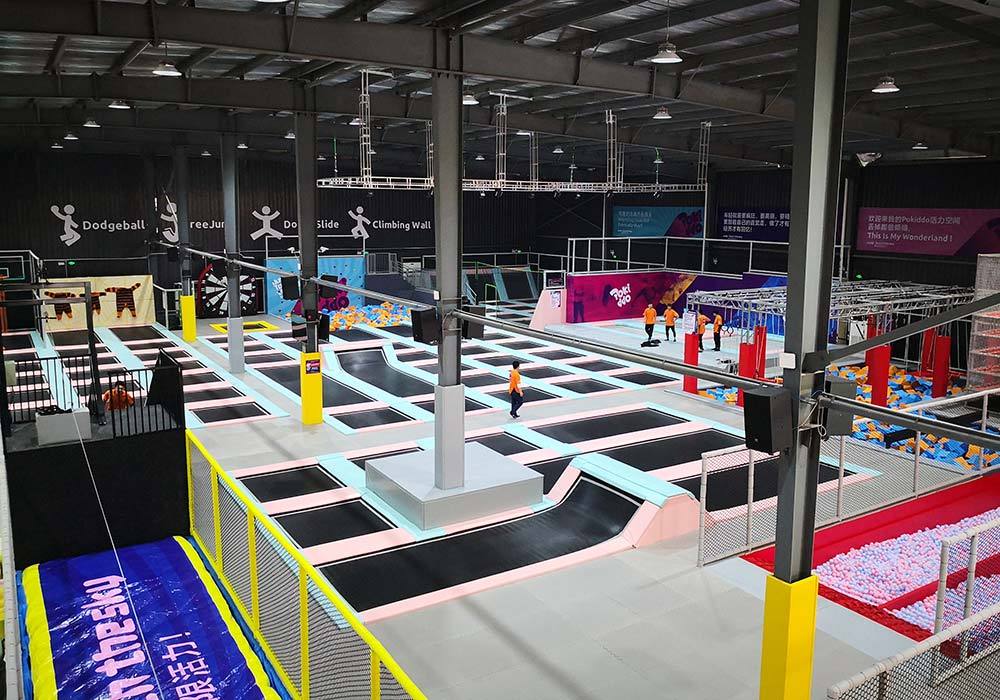 Pokiddo Flagship Franchise Trampoline Park in Suqian