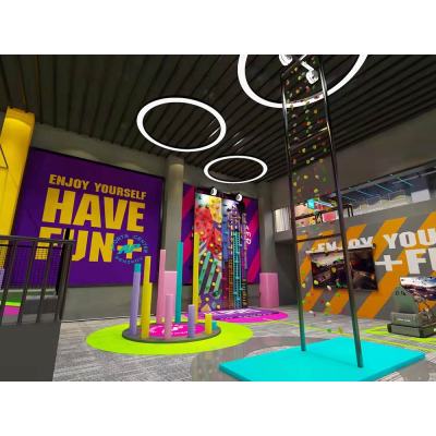 Pokiddo AP Sports Center Trampoline Park Design