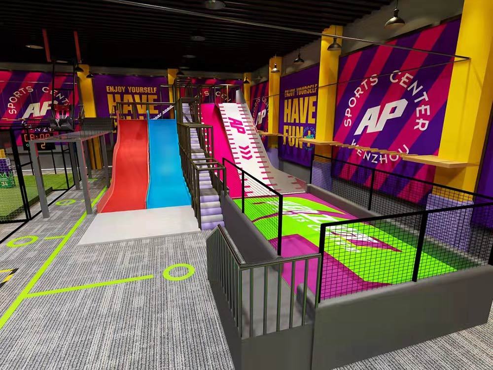 Trampoline Park Climbing Walls