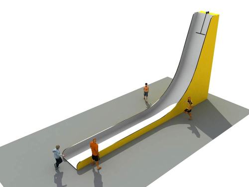 Vertical Drop Slide - Indoor Adventure Park Attraction
