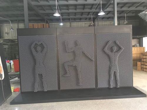 3D Needle Carving Wall - Amusement Park Attraction