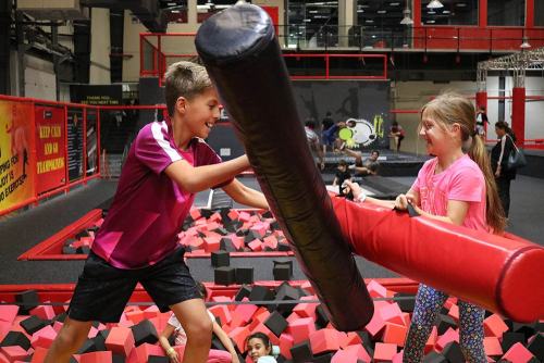 Battle Beam - Indoor Trampoline Park Attraction