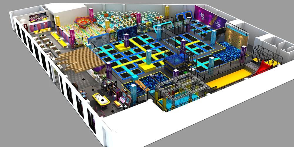 Ordos Trampoline Park Design